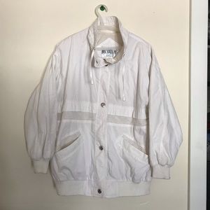 Vintage White Windbreaker